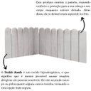 Ver imagem 5 de Cabeceira Painel Cama Solteiro Box Nuvem Suede Sandy 90 cm:Cinza Claro