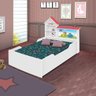 Cama Infantil Lilly Com Casinha Galinha Pintadinha 5048 - 2