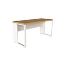 Ver imagem 3 de Mesa Escrivaninha P/ Estudos Pé Metal 150cm X 60cm F5 Office