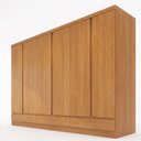Ver imagem 2 de Guarda-Roupa Casal 06 Portas 09 Gavetas 100% MDF Imperial Marrom/Cinamomo