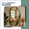 Espelho Orgânico 70x50cm Moldura em Couro Ecológico Cloud - 7