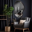 Ver imagem 5 de Espelho Orgânico 70x50cm Moldura em Couro Ecológico Cloud