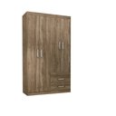 Ver imagem 3 de Guarda-Roupa Havana Star 4.2 4 Portas e 2 Gavetas Atacama Santos Andira