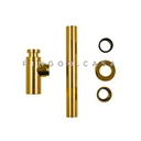 Ver imagem 4 de Sifão para Cuba e Pia de Banheiro Quadrado Purus Pingoo.casa - Dourado