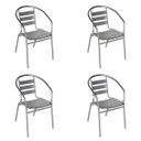 Ver imagem 1 de 4 Cadeiras Poltrona Mor Em Alumínio Para Jardim/áreas Externas