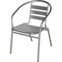 Ver imagem 2 de Conjunto Mesa Redonda com 4 Cadeiras em Alumínio para Jardim MOR