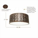 Ver imagem 2 de Luminária Decorativa Madeira Pendente Copacabana Red 60cm