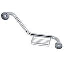 Ver imagem 6 de Barra de Apoio Alça Inox Cadeirante Idoso Corrimao Acessibilidade Angular Box Banheiro Saboneteira