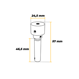 Kit Cabo De Aço 6m Prateleira Suspensa Exclusivo Co3222 - 3