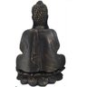 Buda Grande Resina Meditando Para Jardim Flor de Lótus + Incenso - 4