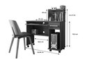 Ver imagem 2 de Office Studio C/ 1 Gaveta Imbuia - Lukaliam
