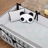 Kit Berço Americano Bebe Panda 10 Pçs 100% Algodão - Batistela - 1