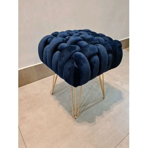 Puff Trançado Hairpin Legs