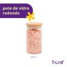 Pote de Vidro 300ml com Tampa de Bambu Hermético Redondo - Tüd - 3