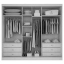Ver imagem 2 de Guarda-roupa Casal Toulon 3 Portas 6 Gavetas - Branco