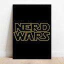Ver imagem 1 de Placa Decorativa Nerd Wars - 40x60cm