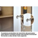 Ver mais imagens de Cristaleira Estante Para Livros Ditália 2 Portas Vidro E-957 Cor:Branco