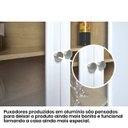 Ver mais imagens de Cristaleira Estante Para Livros Ditália 2 Portas Vidro E-957 Cor:Branco