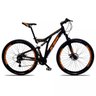 Bicicleta 29 Ksw Full Impact Dupla Suspensão Freio Disco Alumínio Cor Preto Com Laranja - 1