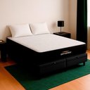 Ver imagem 1 de Cama Box Baú Queen Preto e Colchão Orthopedic D33 Vstore