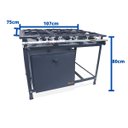 Ver imagem 6 de Fogão Industrial 6 Bocas Baixa Pressão 3QS 3QD P5 com Forno 90L
