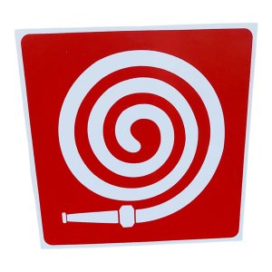 Placa de Sinalização Abrido de Mangueira 20x20 Cm Hidrante