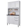 Kit Cozinha Regina 105 06 Portas e 02 Gavetas Itatiaia - Branco - 1