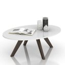 Ver imagem 3 de Mesa de Centro Oval Alba Dj Móveis
