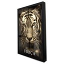 Ver imagem 3 de Quadro Motivacional Força em Moldura Caixa Tacolado Moldura Trad 1cm Branca sem Vidro 30 X 40cm