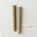 Ver imagem 6 de Guarda Roupa Casal Modulado 4 Peças 11 Portas 5 Gavetas com Cabeceira e Escrivaninha 100% MDF Smart Branco