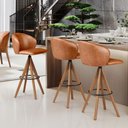 Ver imagem 2 de Banqueta Alta Bar Cozinha Sala de Jantar Bar Mia L02 Couríssimo Camel - Lyam Decor