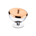 Ver imagem 2 de Bomboniere Rosé Gold Baleiro Potiche Redondo Tampa Cobre