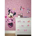 Ver imagem 1 de Papel de Parede Minnie Lacinhos Rosa DY0178