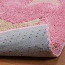 Ver imagem 2 de Tapete Infantil Antiderrapante 1,00x1,50m Alto Baixo Relevo Jazz:Estrela Rosa/1,00x1,50m