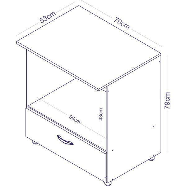 Balcão para Forno e Micro-ondas Completa Móveis - 2