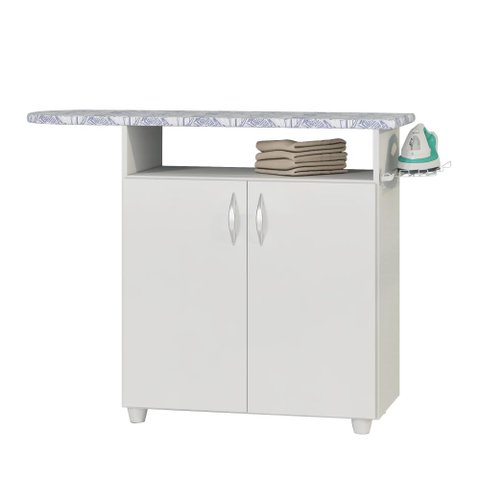 Conjunto para Lavanderia com Armário Multiuso e Tabua de Passar Notável Moveis