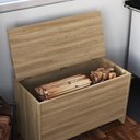 Ver imagem 6 de Baú Organizador de Madeira com Assento