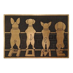 Tapete capacho de borracha 40x60 iron-3 - 2