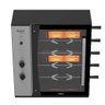 Forno Assador Rotativo a Gás 5 Espetos Top Chef Gourmet Preto - Venax - 3