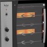 Forno Assador Rotativo a Gás 5 Espetos Top Chef Gourmet Preto - Venax - 5