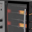 Ver imagem 6 de Forno Assador Rotativo a Gás 5 Espetos Top Chef Gourmet Preto - Venax