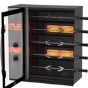 Ver imagem 4 de Forno Assador Rotativo a Gás 5 Espetos Top Chef Gourmet Preto - Venax