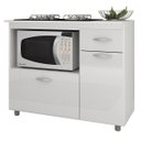 Ver imagem 2 de Balcão para Cooktop até 5 Bocas e Microondas Completa Móveis