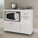Ver imagem 1 de Balcão para Cooktop até 5 Bocas e Microondas Completa Móveis