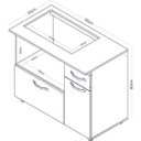 Ver imagem 3 de Balcão para Cooktop até 5 Bocas e Microondas Completa Móveis