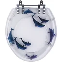 Ver imagem 1 de Tampa de Vaso Decorada Golfinhos para Bacia Deca