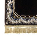 Ver imagem 4 de Tapete Persa Royal Marrom 50x100cm Fio Acetinado - Decoração para Quarto e Sala