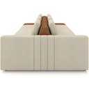Ver imagem 4 de Sofá Ilha com Puff para Sala Living 365cm Amber M03 Linho Cru Couríssimo Whisky - Lyam Decor
