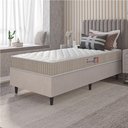 Ver imagem 2 de Cama Box Colchão Solteiro Espuma D33 New Millenium 88x57cm Branco/bege Hellen Bege/bco