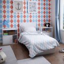 Ver imagem 3 de Berço Cama Multifuncional com 2 Mesa de Cabeceiras Completa Móveis